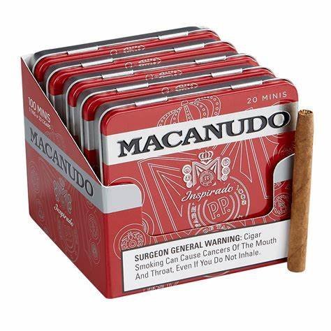 MACANUD OINSPIRADO RED Minis 3ร20 5 Tins of 20(100)