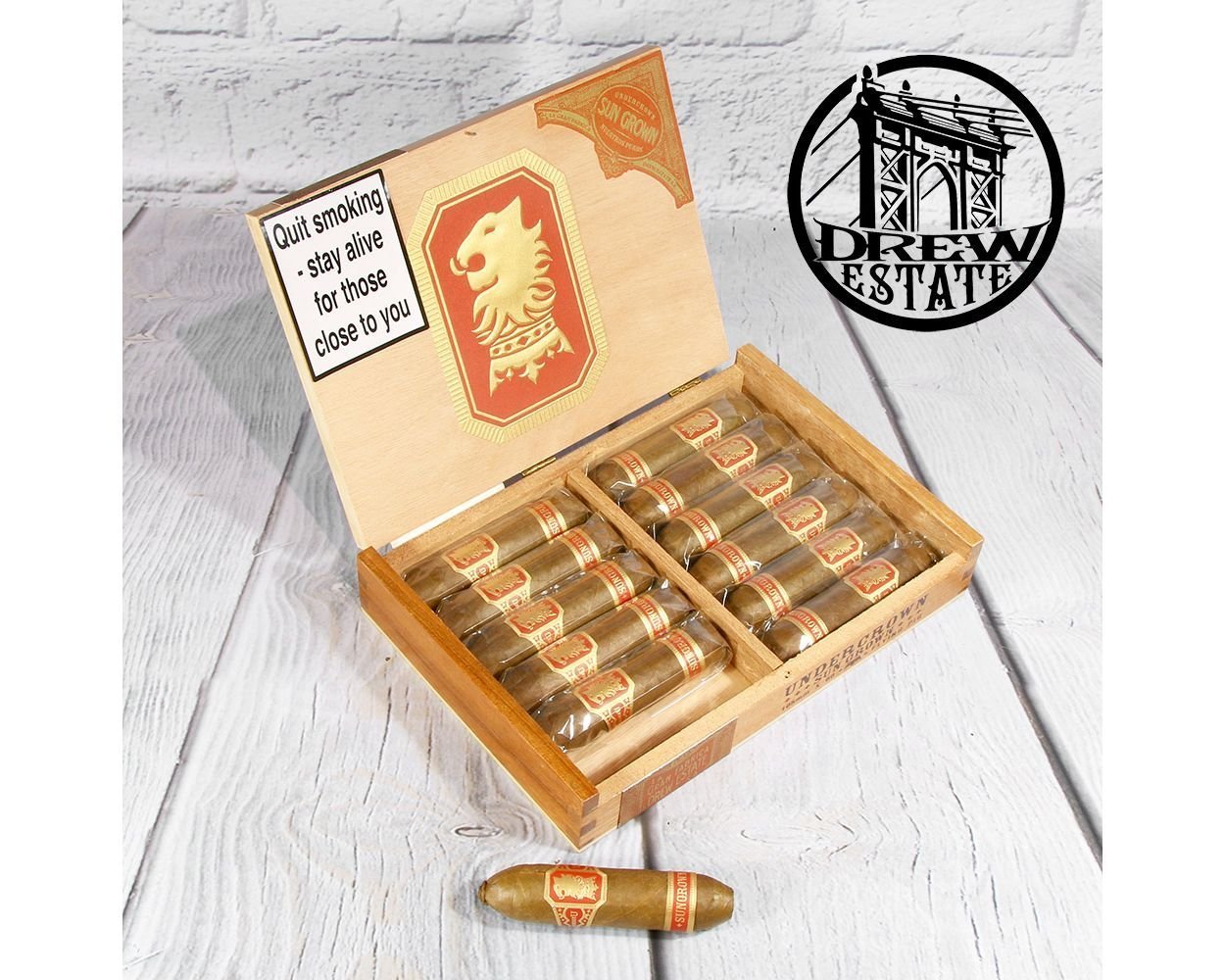 Drew Estate Undercrown (Sun Grown) Flying Pig Cigars โ Box of 12