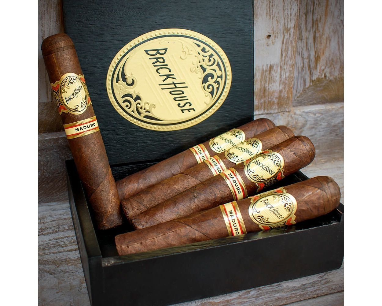 Brick House Maduro Robusto Handmade Cigars β 5 Gift Boxed