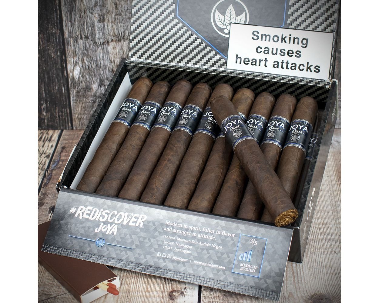 Joya de Nicaragua Black Toro Cigars β Box of 20