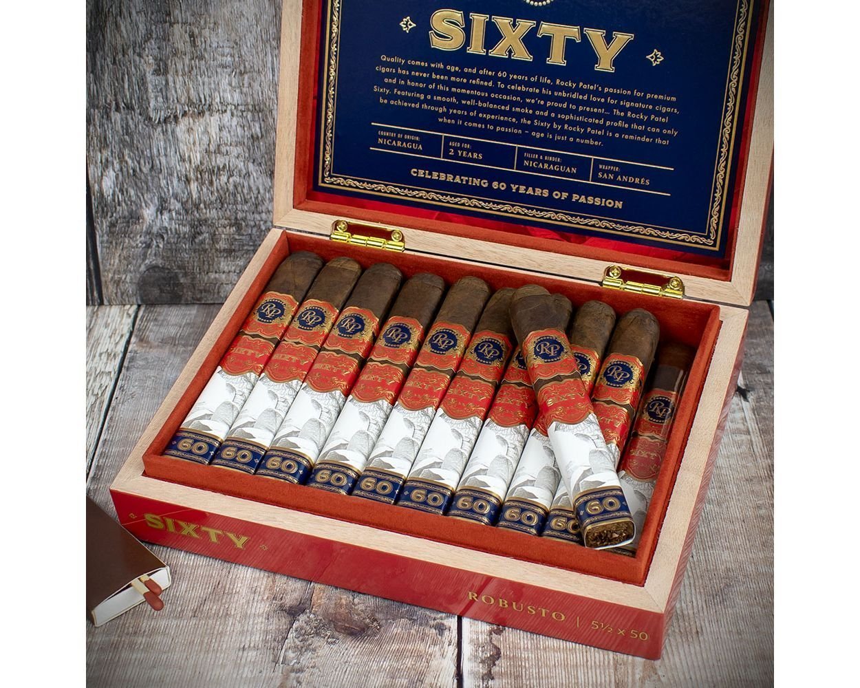 Rocky Patel Sixty Robusto β Box of 20 Cigars