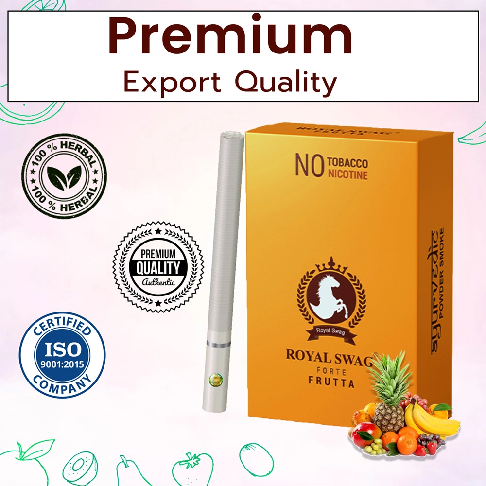 Royal Swag Herbal Cigarettes 100% Tobacco Free and Nicotine Free Frutta Flavour (20 Sticks/Box) - Image 2