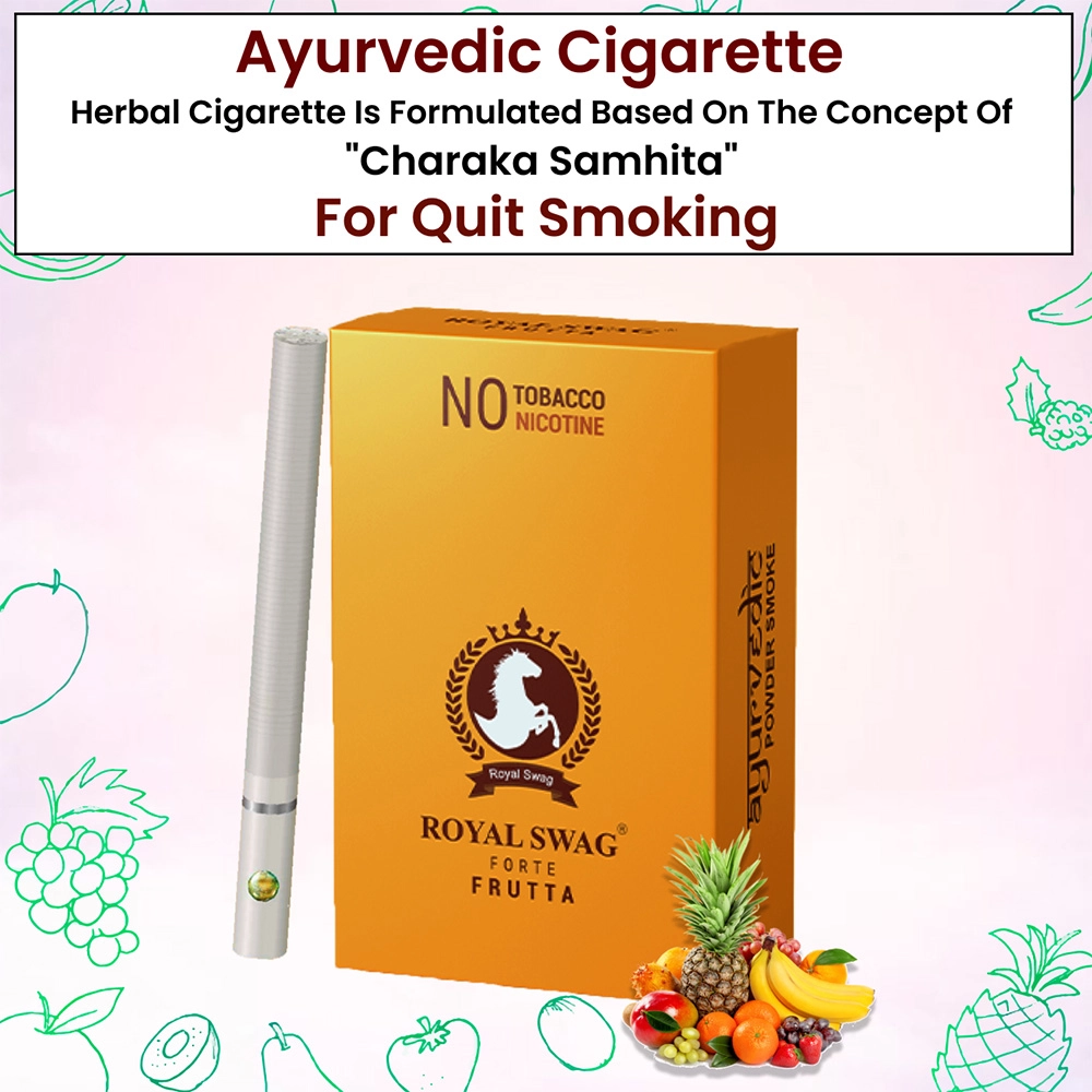 Royal Swag Herbal Cigarettes 100% Tobacco Free and Nicotine Free Frutta Flavour(10 Sticks/Box) - Image 4